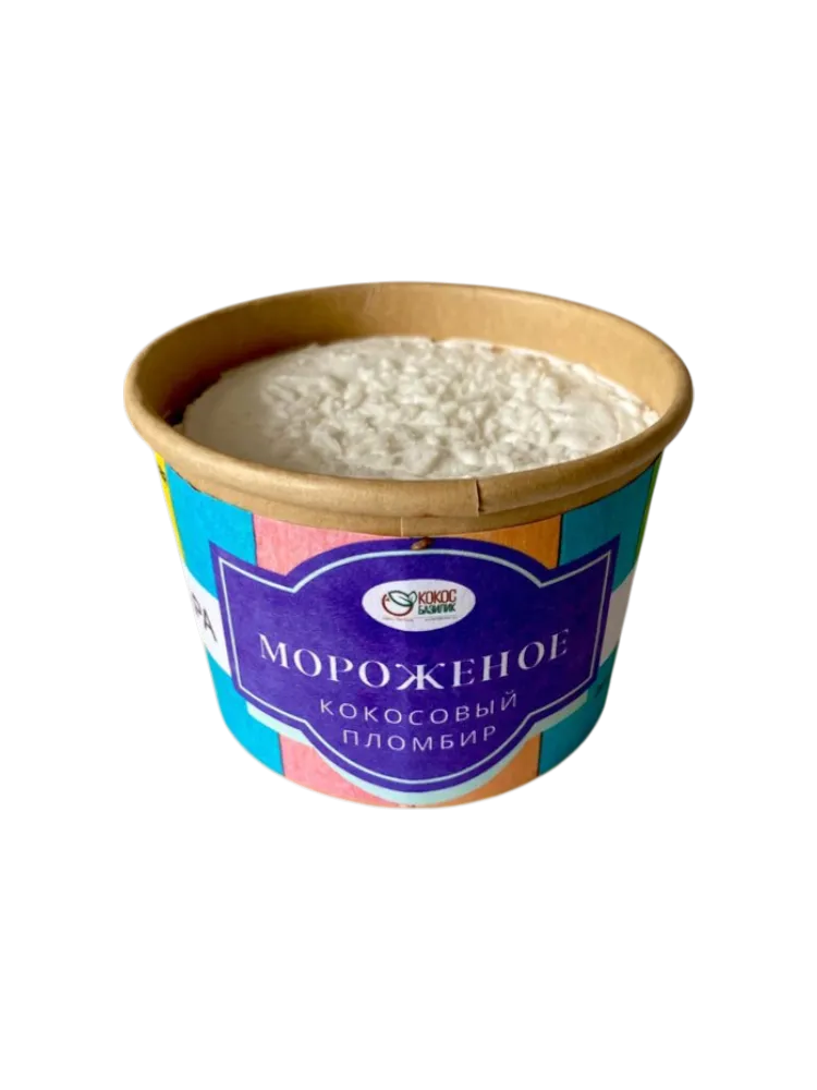 Мороженое Кокосовый пломбир 130 г от "Кокос и Базилик"